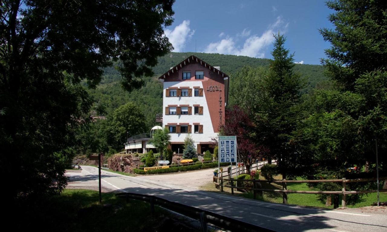 Hostal Les Fonts Castellar De N'Hug Exterior foto